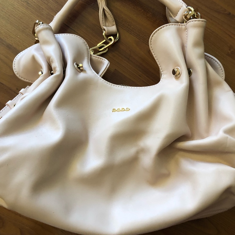 Light Pink Bebe Leather Purse
